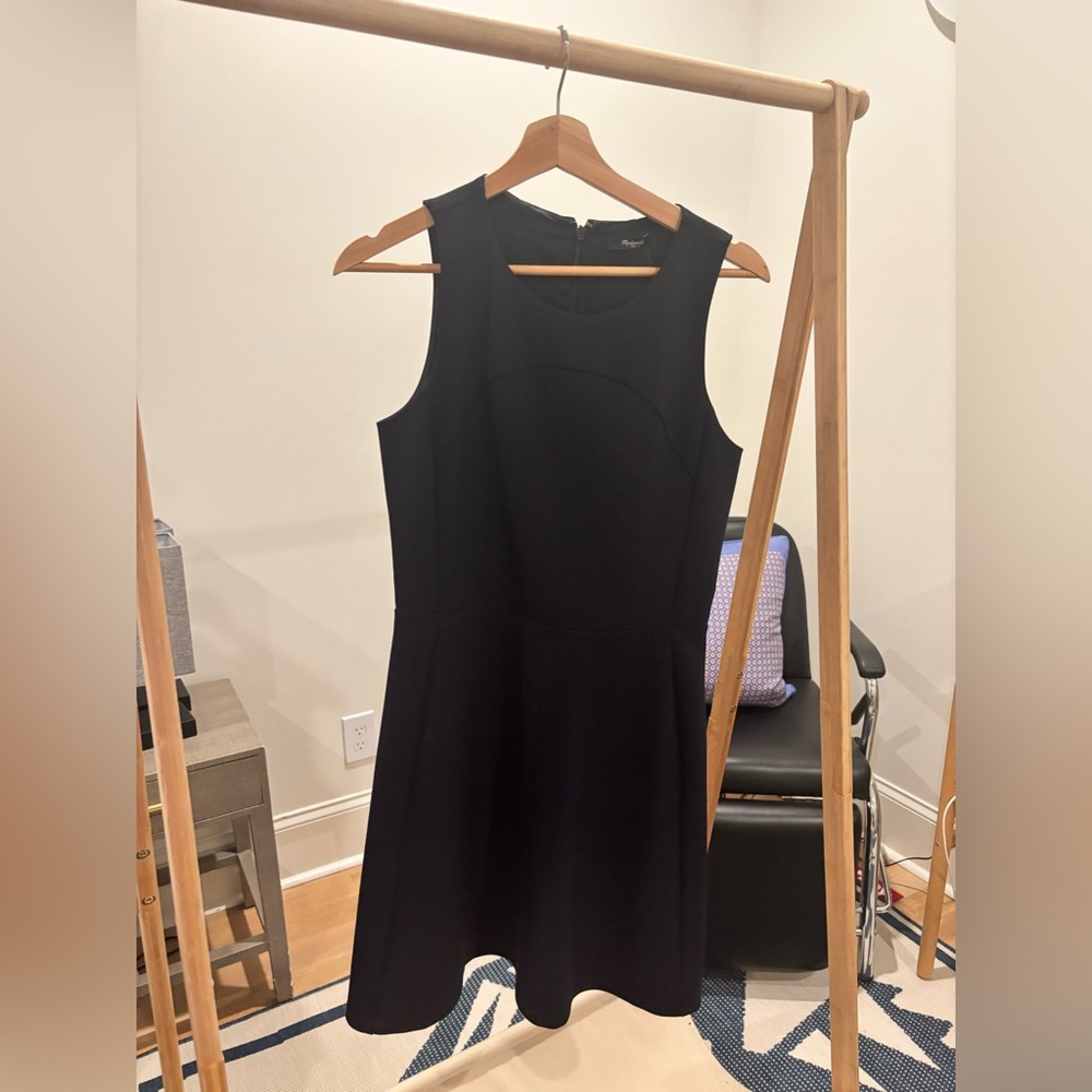 Classic Madewell Navy Sleeveless A-Line Dress